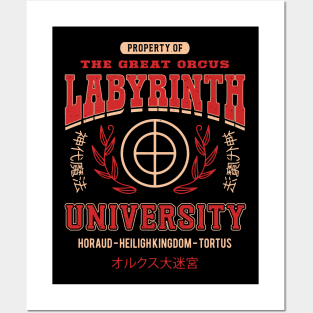 Orcus Labyrinth University Posters and Art